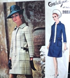 2023 GALITZINE 68 SHORTER ZIP BK BELT COAT-DRESS PATTERN 12